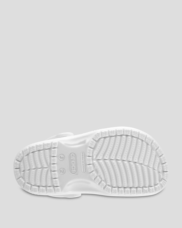 Kids' Classic Clog Crocs  - White