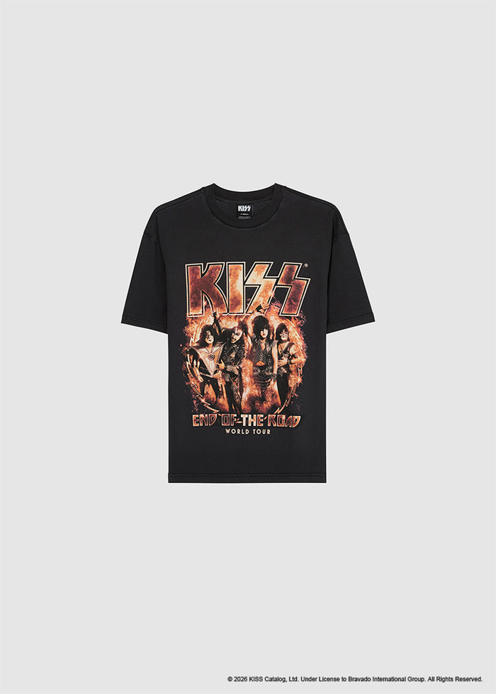 KISS END OF THE ROAD GRAPHIC TEE