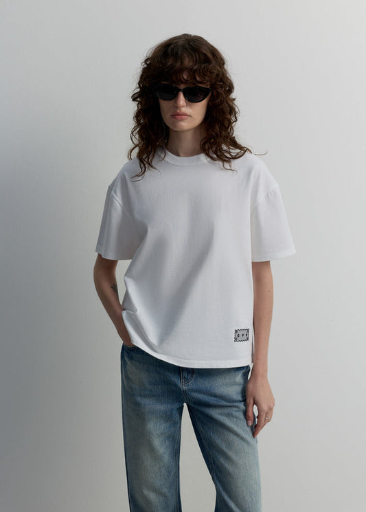 LACE LOGO OVERSIZED TEE