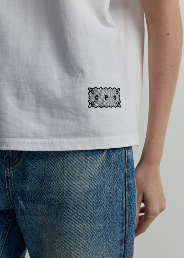 LACE LOGO OVERSIZED TEE