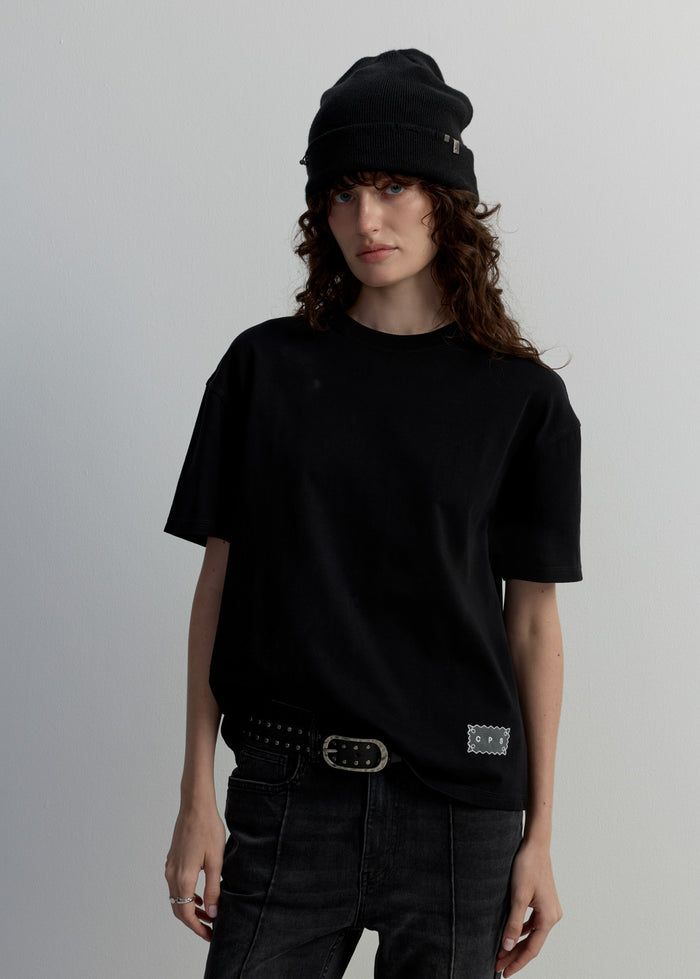 LACE LOGO OVERSIZED TEE
