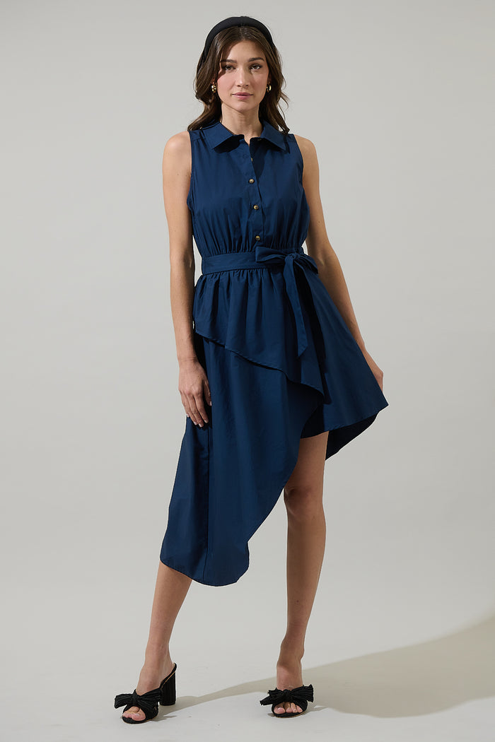 Lacie Asymmetrical Midi Dress