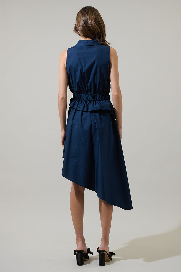 Lacie Asymmetrical Midi Dress