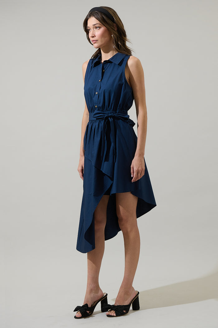 Lacie Asymmetrical Midi Dress