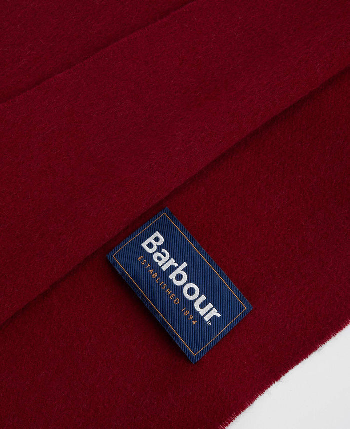 Lambswool Scarf in Burgundy
