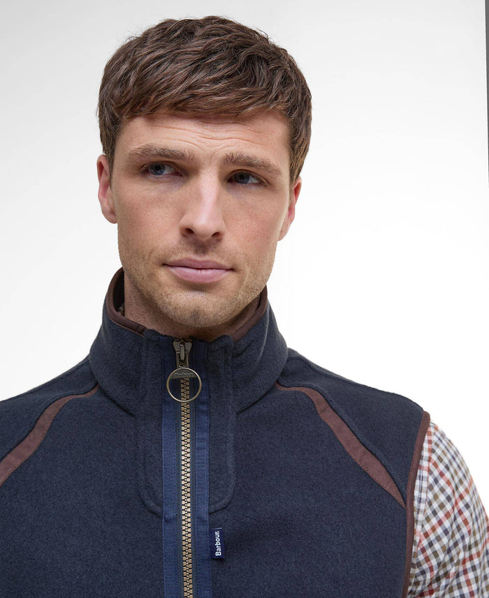 Langdale Fleece Gilet in Navy