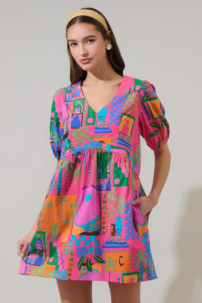 Lanus City Jerome Shift Mini Dress