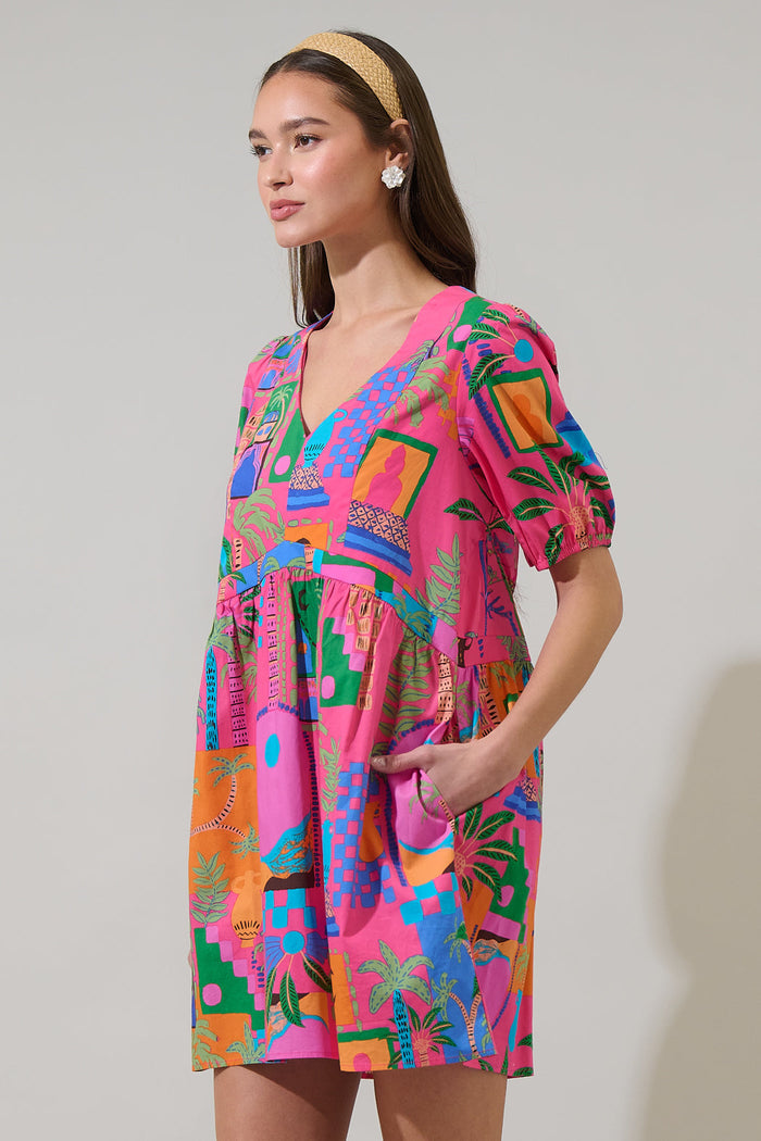 Lanus City Jerome Shift Mini Dress