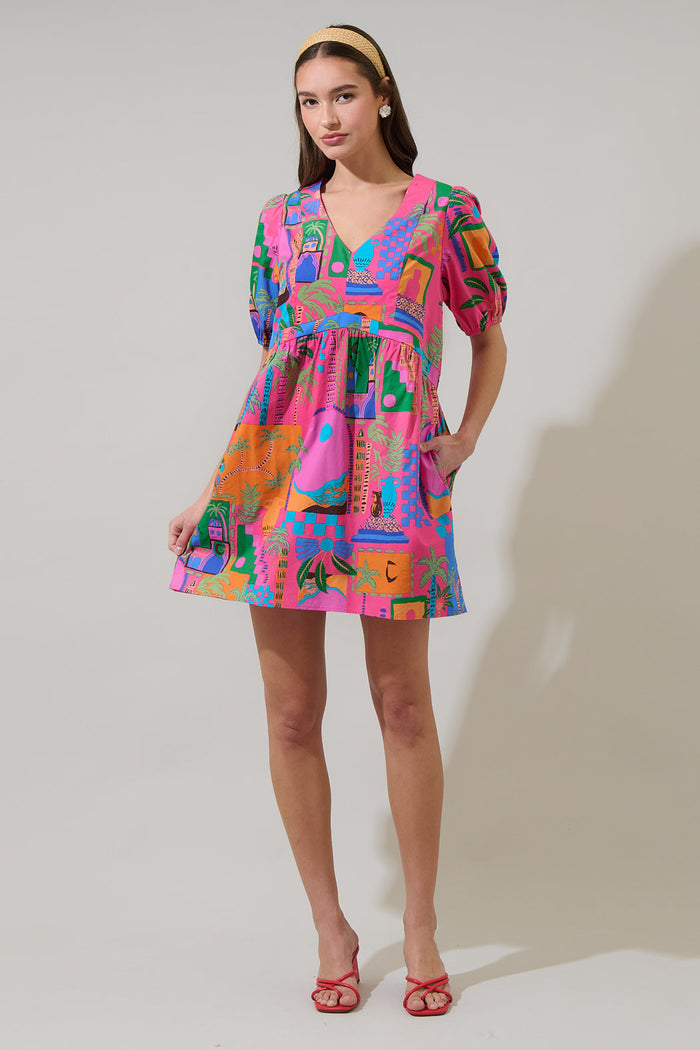 Lanus City Jerome Shift Mini Dress
