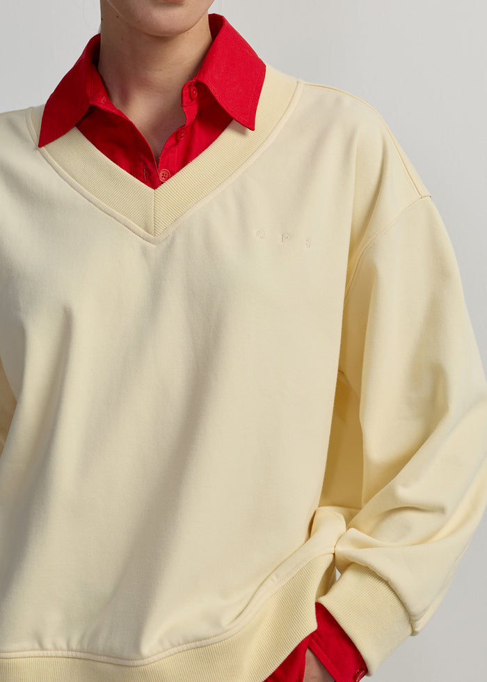 LAYERED OVERSIZED POLO SHIRT