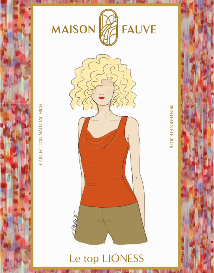 Le Top Lioness Paper Sewing Pattern, Maison Fauve