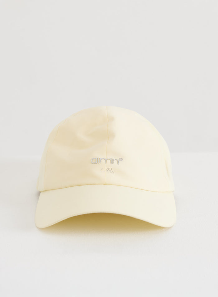 Lemon White Running Cap