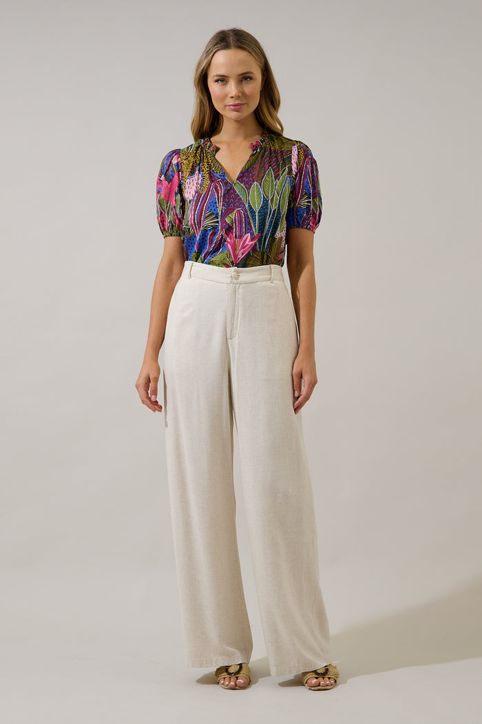 Leonor Gauze Top Jenla Tropical