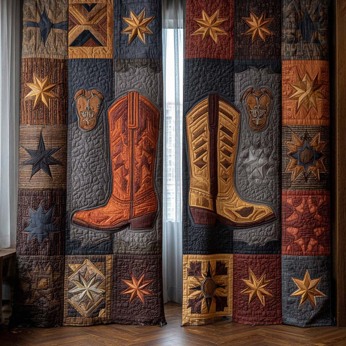 Lieke - Vatterede gardiner Rodeo Patchwork