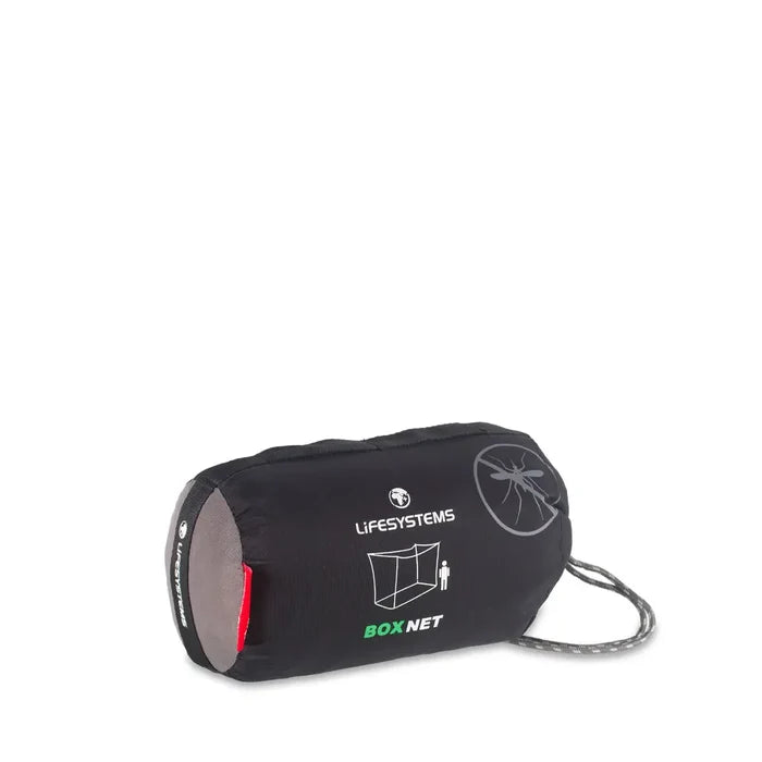 Lifesystems Boxnet single mosquito net carry sack on a white background