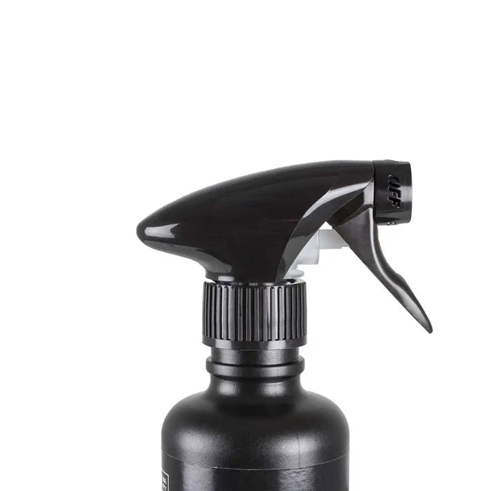 Close-up of Lifesystems EX4 Insect Repellent Fabric Spray bottles hand trigger on a white background