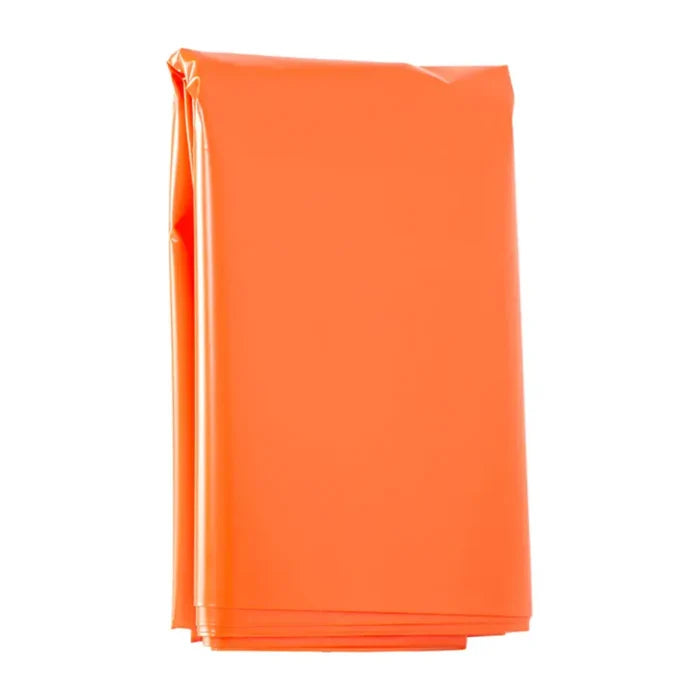 Lifesystems Plastic Survival Bag folded, shown on a plain white background