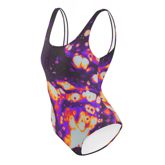 This hypnotic, abstract design evokes a psychedelic thermal map or galactic nebula (think fluid turbulence and cellular structures). Contact us with accessibility feedback, we'd love to help!