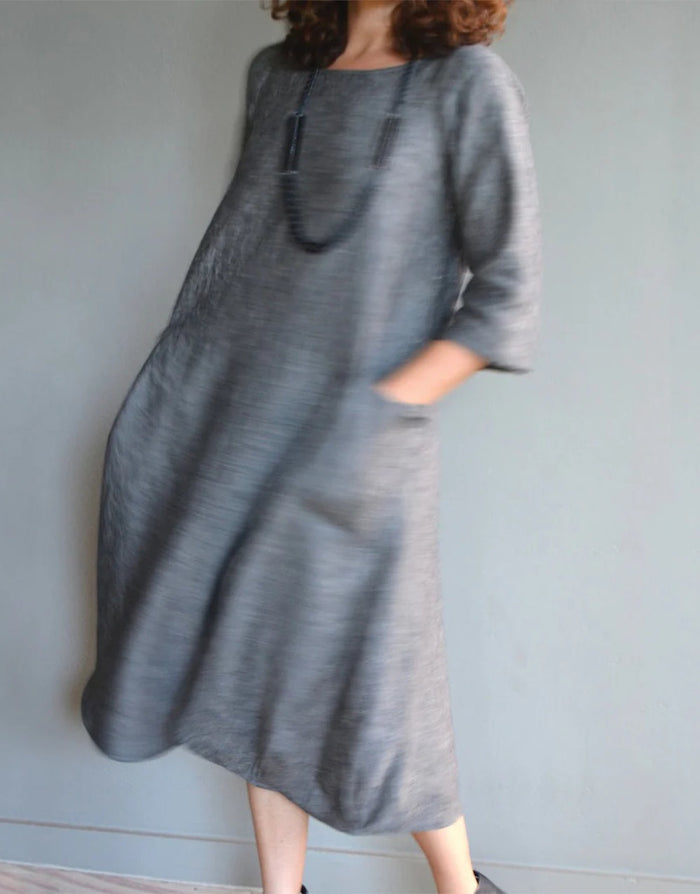 Lily Linen Dress Sewing Pattern, Tessuti