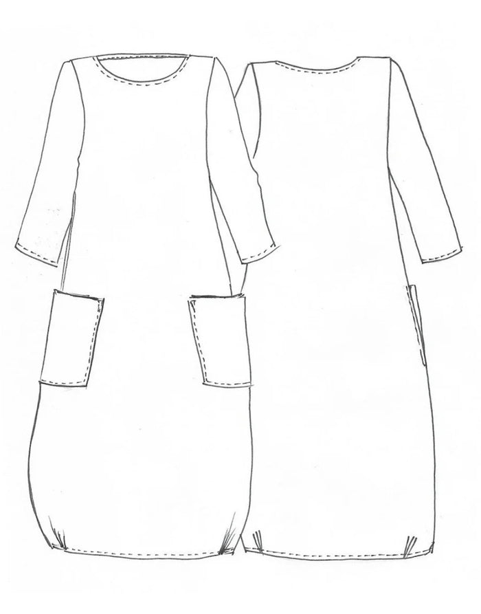Lily Linen Dress Sewing Pattern, Tessuti