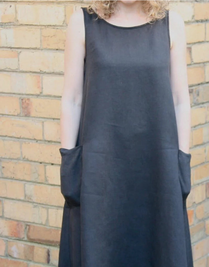 Lily Linen Dress Sewing Pattern, Tessuti