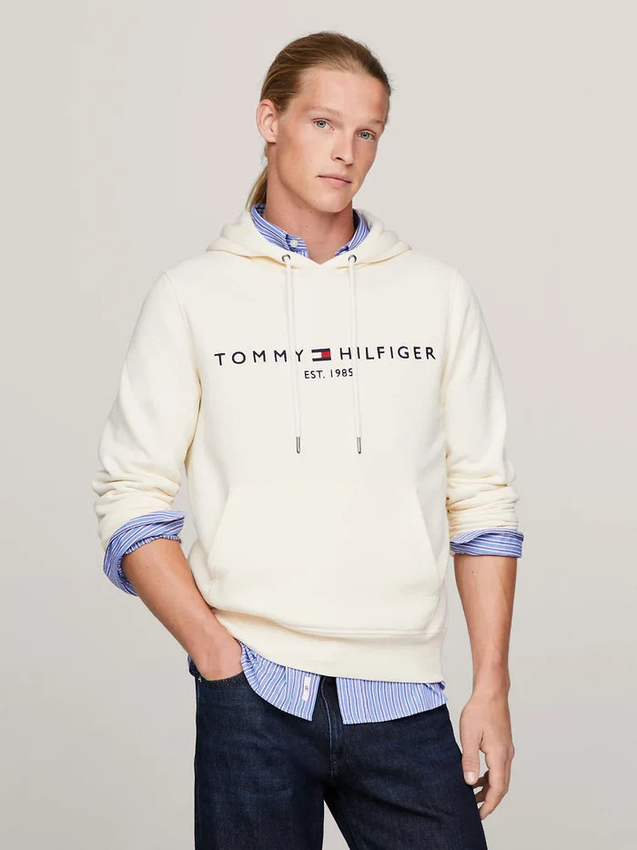 Logo Hoody in White