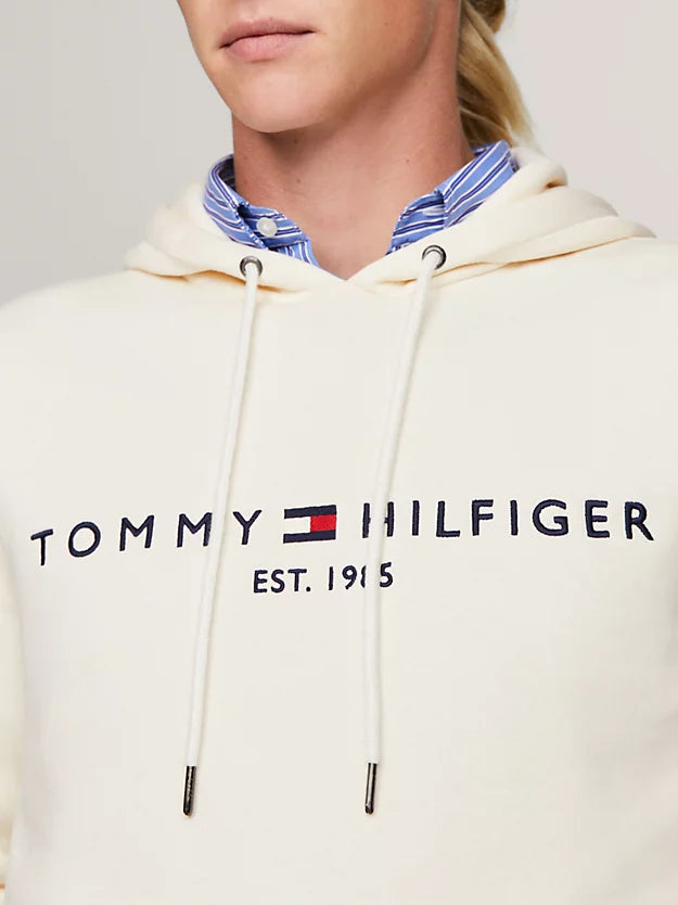 Logo Hoody in White