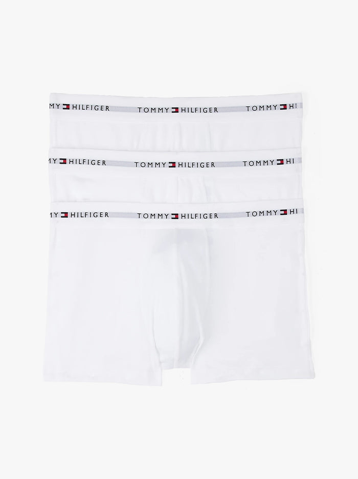 Logo Waistband Trunks in White