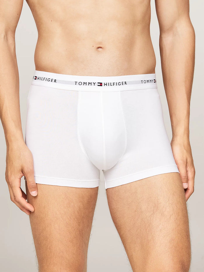 Logo Waistband Trunks in White