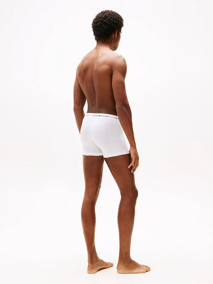 Logo Waistband Trunks in White