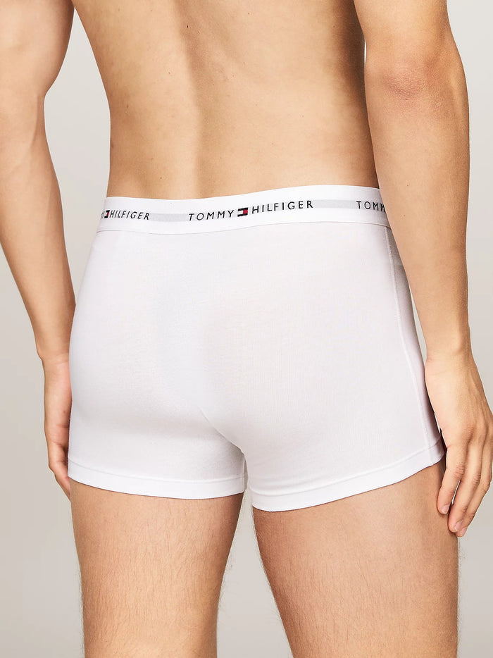 Logo Waistband Trunks in White