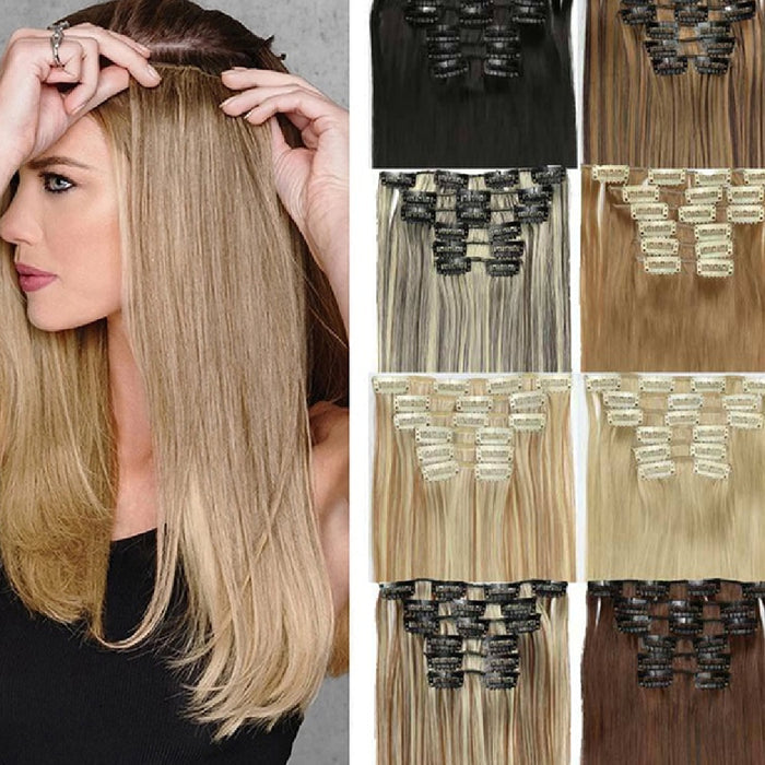 long straight hair extensions side profile natural hairline blend