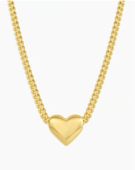 Lou Heart Charm Necklace