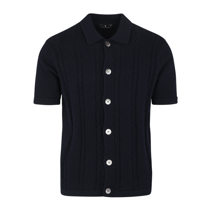 Urban Pioneers Male Louis SS SHIRT DARK NAVY