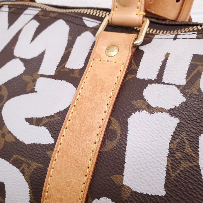 LOUIS VUITTON X STEPHEN SPROUSE 2001 KEEPALL 50 TRAVEL BAG