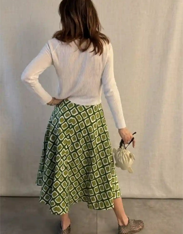 Lucia Skirt Paper Sewing Pattern, Ciao Patterns