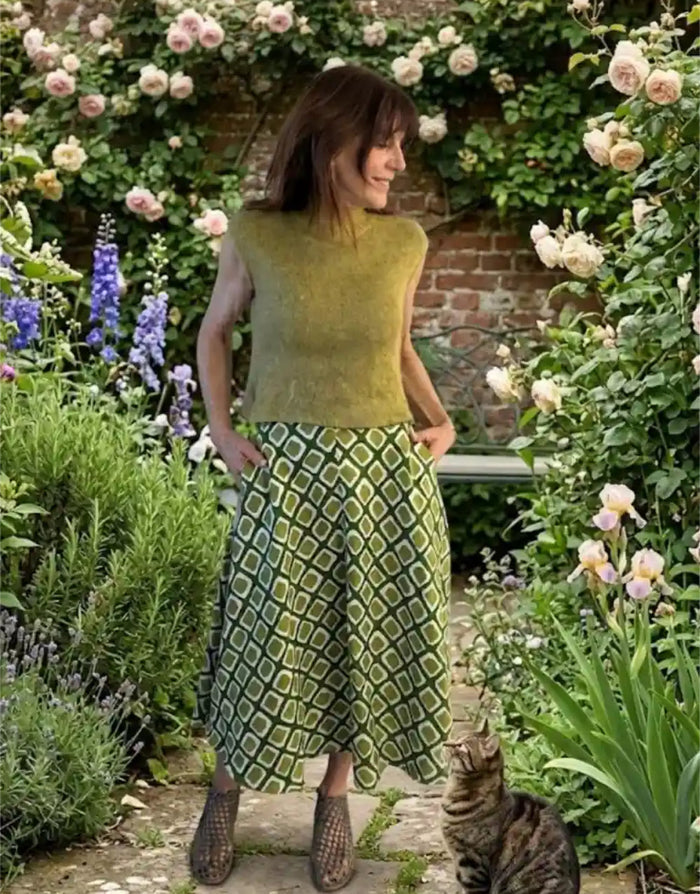 Lucia Skirt Paper Sewing Pattern, Ciao Patterns