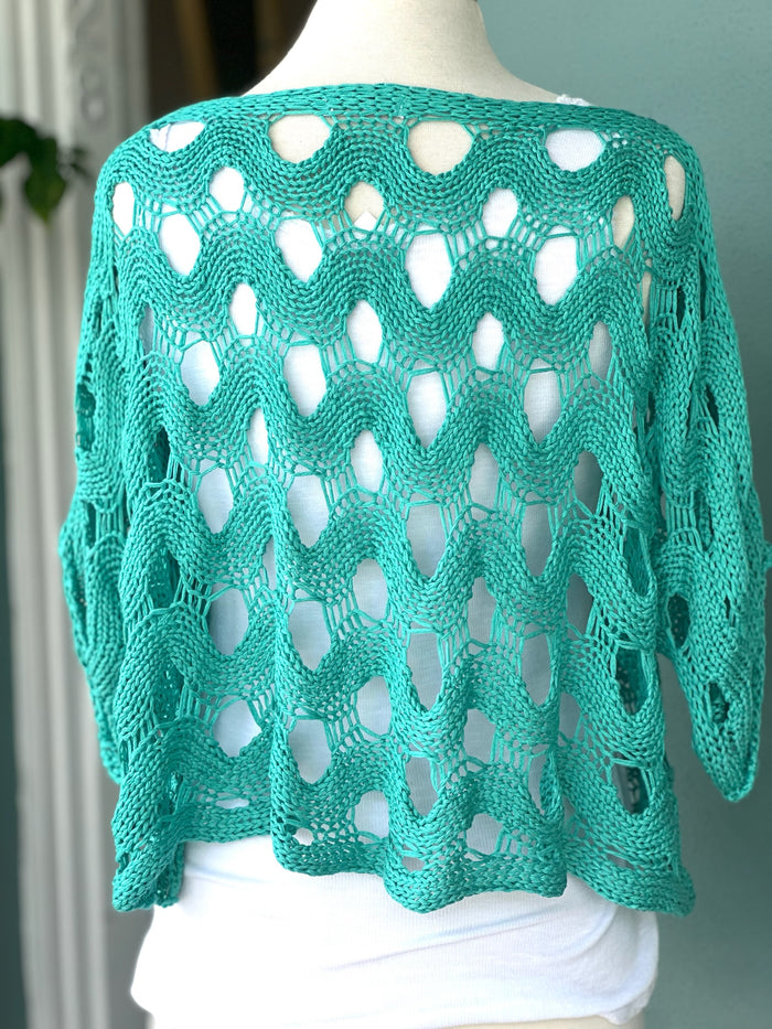 back side of loose Italian sweater at Ardor Boutique