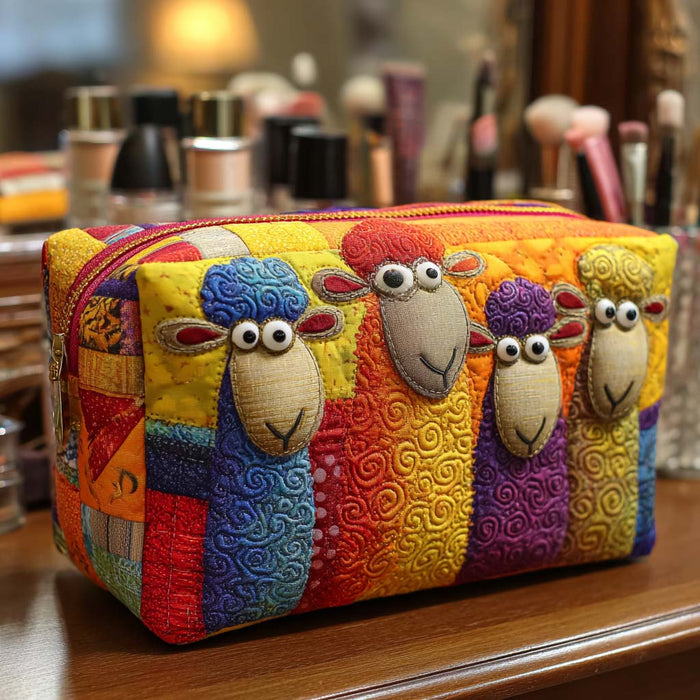 Makeuptaske "Fåreflok"