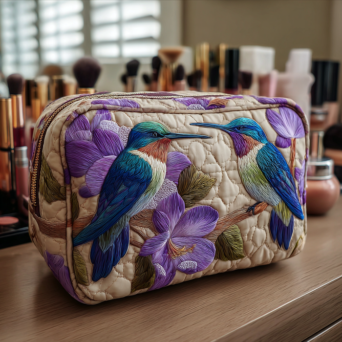 Makeuptaske Kolibri i Blåt