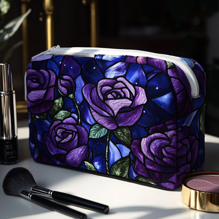 Makeuptaske Lilla Roser