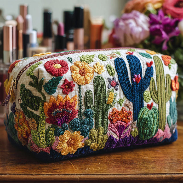 Makeuptaske "Ørkenblomst"