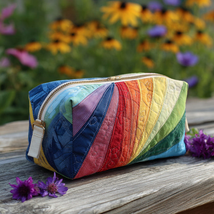 Makeuptaske "Regnbue"