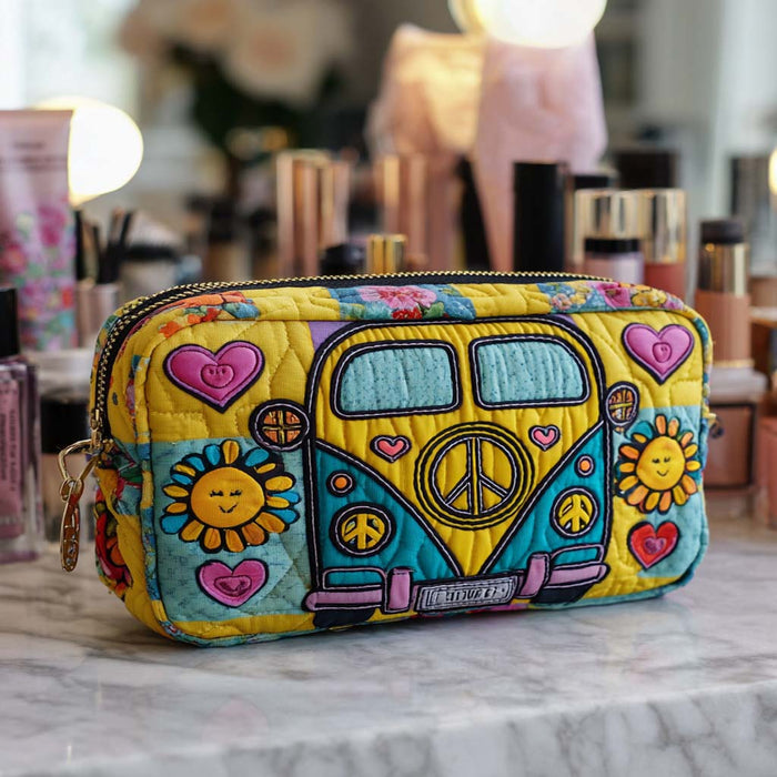 Makeuptaske Sommerrejse med Hjerter