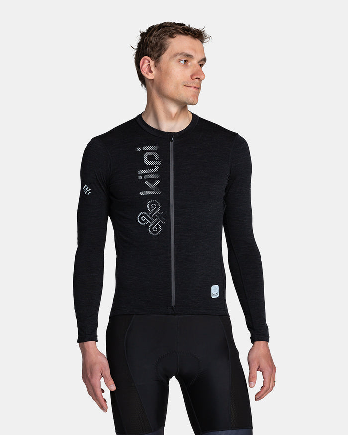 Herren-Radtrikot aus Merinowolle Kilpi SONET-M