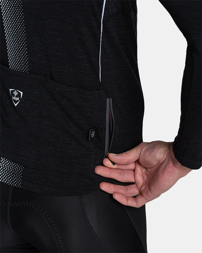 Herren-Radtrikot aus Merinowolle Kilpi SONET-M