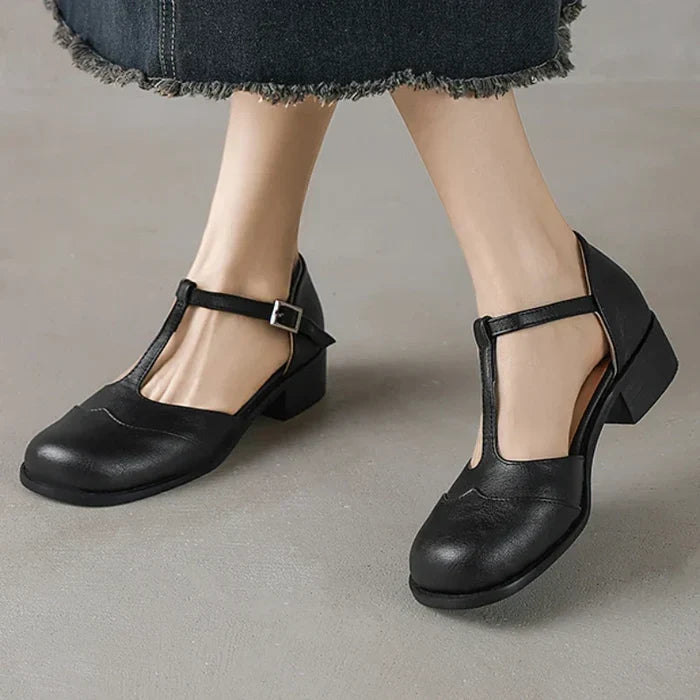 Margaux | Textured Vegan Leather Shoes