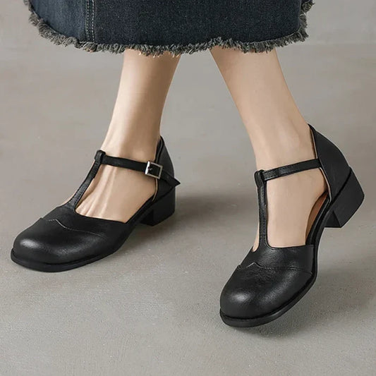 Margaux | Textured Vegan Leather Shoes