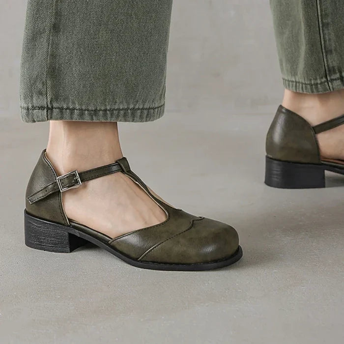 Margaux | Textured Vegan Leather Shoes