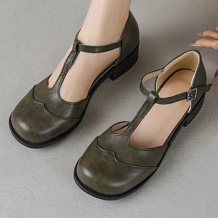 Margaux | Textured Vegan Leather Shoes